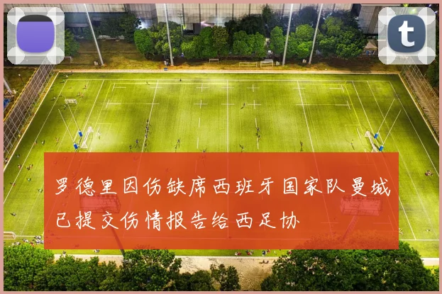 罗德里因伤缺席西班牙国家队曼城已提交伤情报告给西足协